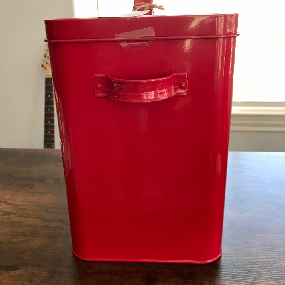 🆕 Rae Dunn Santa Paws Canister Tin EXTRA LARGE - Picture 6 of 9